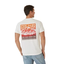 Men's Eddie Bauer Graphic Tee -Cheap Mens Casual Outdoor Clothing Store 5923755 Snow Mountain