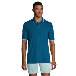 Men's Lands' End Comfort-First Mesh Polo Shirt -Cheap Mens Casual Outdoor Clothing Store 5925507 Baltic Teal