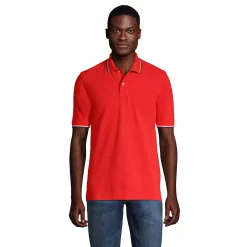 Men's Lands' End Comfort-First Mesh Polo Shirt -Cheap Mens Casual Outdoor Clothing Store 5925507 Daylily Orange