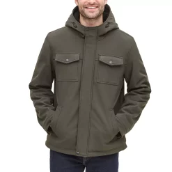 Men's Dockers Hooded Softshell Sherpa Lined Jacket 15 Men's Dockers Hooded Softshell Sherpa Lined Jacket -Cheap Mens Casual Outdoor Clothing Store 5926042 ALT2