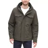 Men's Dockers Hooded Softshell Sherpa Lined Jacket -Cheap Mens Casual Outdoor Clothing Store 5926042 Olive