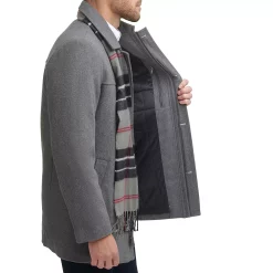 Men's Dockers Wool Blend Coat with Scarf -Cheap Mens Casual Outdoor Clothing Store 5926045 ALT2
