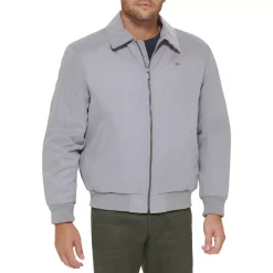 Men's Dockers® Golf Bomber Jacket -Cheap Mens Casual Outdoor Clothing Store 5926047 Gray