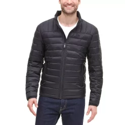 Men's Dockers® Quilted Puffer Jacket -Cheap Mens Casual Outdoor Clothing Store 5926049 Black