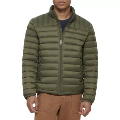 Men's Dockers® Quilted Puffer Jacket -Cheap Mens Casual Outdoor Clothing Store 5926049 Olive