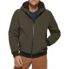 Men's Dockers Sherpa Lined Softshell Hoody -Cheap Mens Casual Outdoor Clothing Store 5926054 Olive