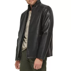 Men's Dockers Faux Leather Jacket with Quilted Bib 13 Men's Dockers Faux Leather Jacket with Quilted Bib -Cheap Mens Casual Outdoor Clothing Store 5926055 ALT3