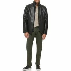 Men's Dockers Faux Leather Jacket with Quilted Bib 15 Men's Dockers Faux Leather Jacket with Quilted Bib -Cheap Mens Casual Outdoor Clothing Store 5926055 ALT5