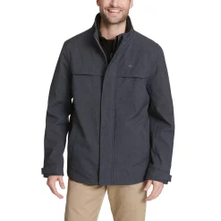 Men's Dockers Softshell Jacket with Quilted Bib -Cheap Mens Casual Outdoor Clothing Store 5926056 Midnight Heather