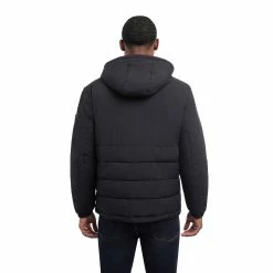 Men's London Fog Flex Stretch Hooded Puffer Coat -Cheap Mens Casual Outdoor Clothing Store 5935033 ALT
