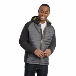 Men's London Fog Hybrid Hooded Packable Jacket -Cheap Mens Casual Outdoor Clothing Store 5935034 ALT2
