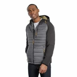 Men's London Fog Hybrid Hooded Packable Jacket -Cheap Mens Casual Outdoor Clothing Store 5935034 ALT3