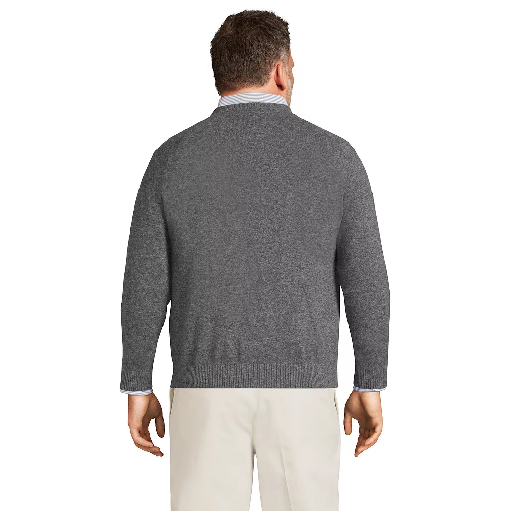 Big & Tall Lands' End Fine Gauge Cashmere Sweater 6 Big & Tall Lands' End Fine Gauge Cashmere Sweater - Image 4