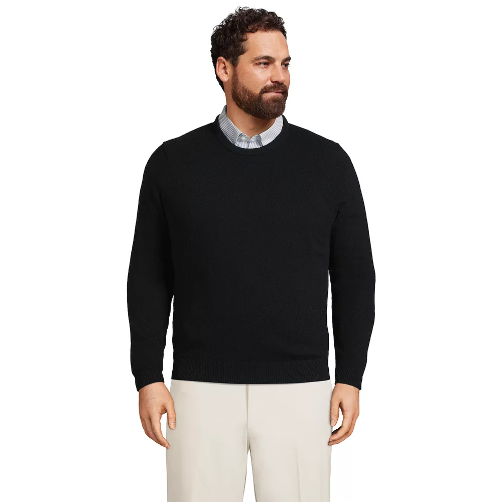 Big & Tall Lands' End Fine Gauge Cashmere Sweater 3 Big & Tall Lands' End Fine Gauge Cashmere Sweater