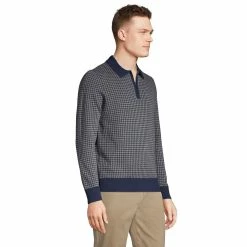 Big & Tall Lands' End Fine Gauge Supima Quarter-Zip Sweater 7 Big & Tall Lands' End Fine Gauge Supima Quarter-Zip Sweater -Cheap Mens Casual Outdoor Clothing Store 5946541 ALT2