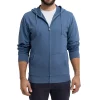 Men's Caliville Cotton Stretch Full-Zip Hoodie -Cheap Mens Casual Outdoor Clothing Store 5947304 Medium Blue