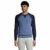 Men's Lands' End Cashmere Mixed Stitch Sweater -Cheap Mens Casual Outdoor Clothing Store 5960469 Medium Blue Heather