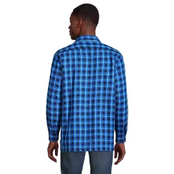 Men's Lands' End Flannel Sherpa-Lined Shirt Jacket 9 Men's Lands' End Flannel Sherpa-Lined Shirt Jacket -Cheap Mens Casual Outdoor Clothing Store 5989754 ALT