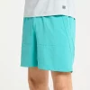 Men's FLX 7" Accelerate Lined Shorts -Cheap Mens Casual Outdoor Clothing Store 6171613 Soloman Sea