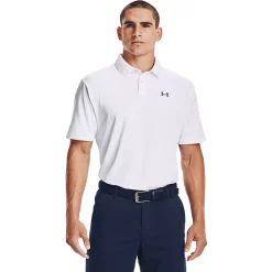 Big & Tall Under Armour Performance Golf Polo -Cheap Mens Casual Outdoor Clothing Store 6224936 White
